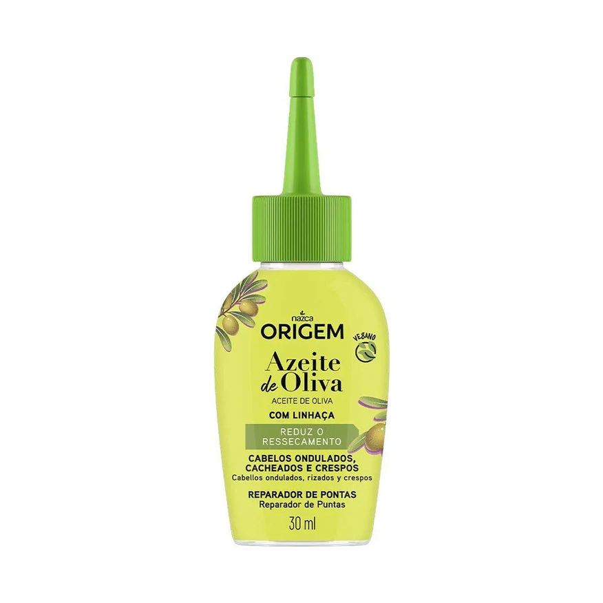 Nazca Reparador de Pontas Origem Azeite de Oliva 30ml - Embalagem com 12 unidades