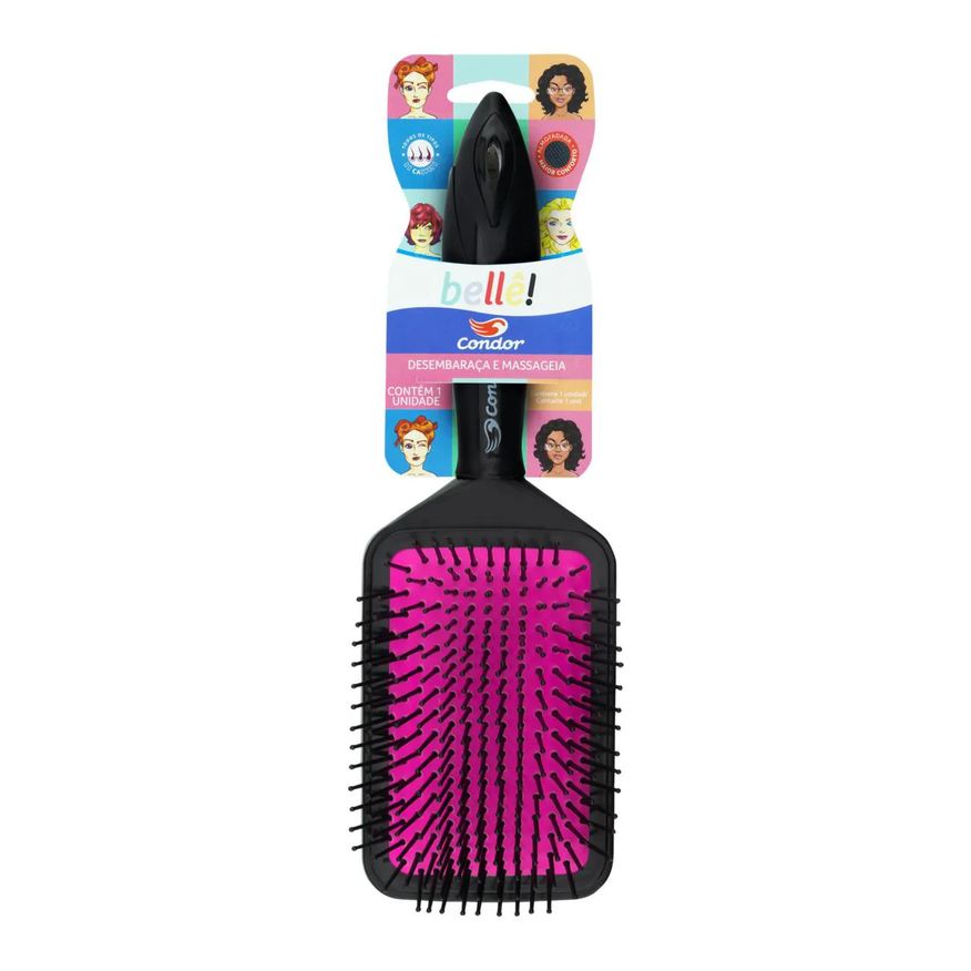 Condor Escova para Cabelo Almofadada Bellê!