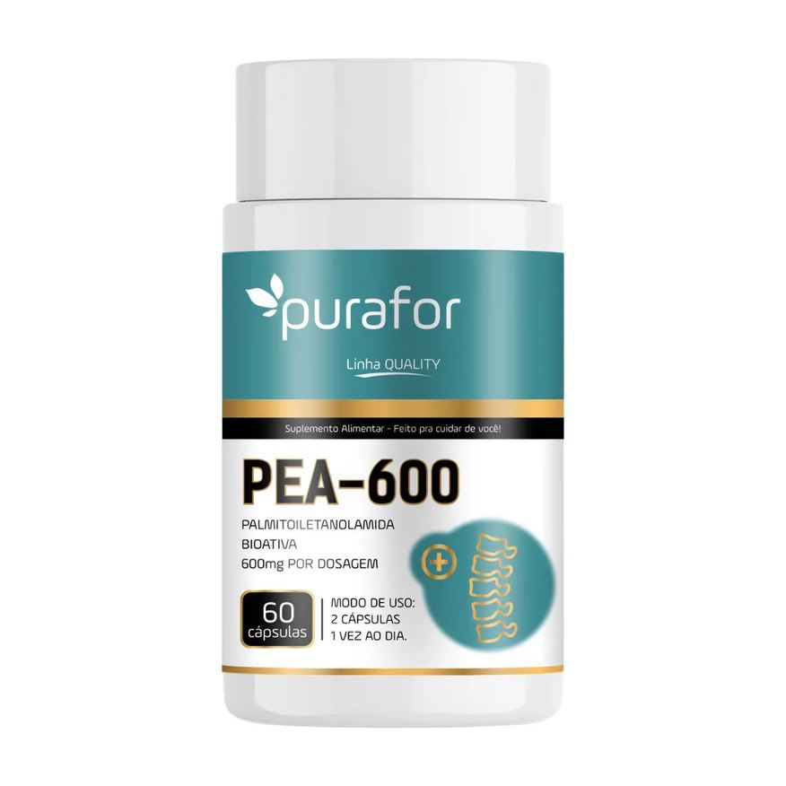 Purafor Pea 600 Palmitoiletanolamida Bioativa 600mg – 60 cápsulas