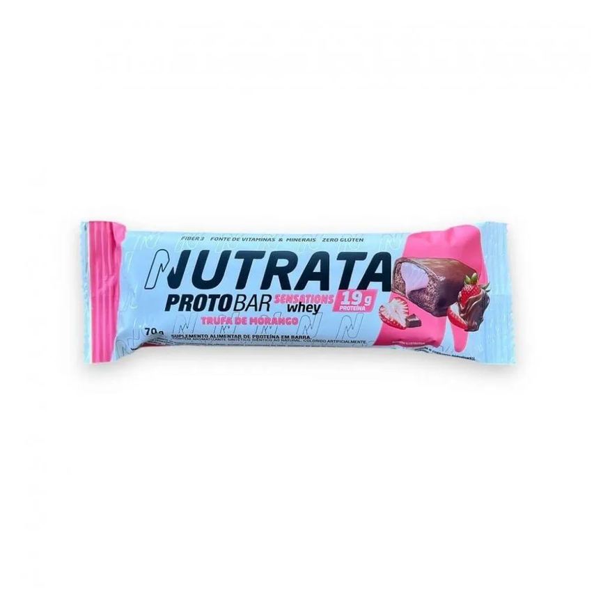 Nutrata Protobar (70g) - Sabor: Trufa de Morango
