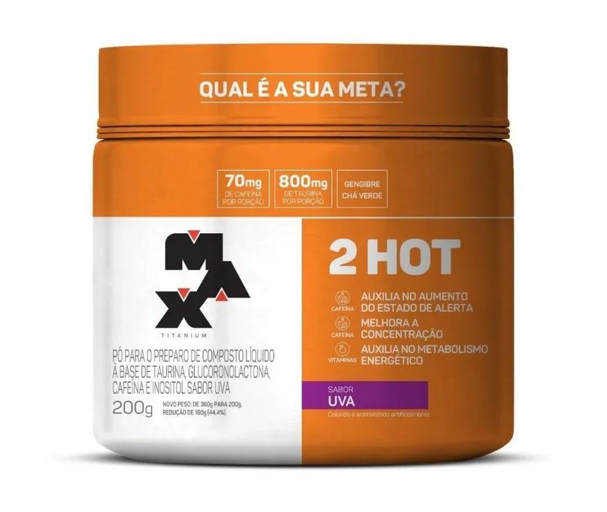 Max Titanium 2hot (200g) - Sabor: Uva