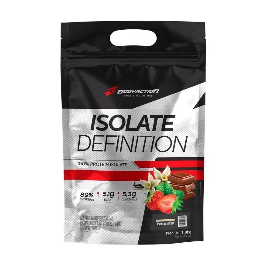Body Action Isolate Definition Refil (1,8kg) - Sabor: Baunilha