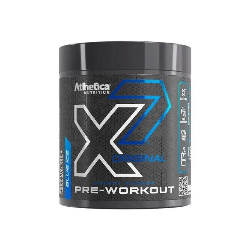 Atlhetica Nutrition X7 Original Pre - Workout (300g) - Sabor: Blue Ice