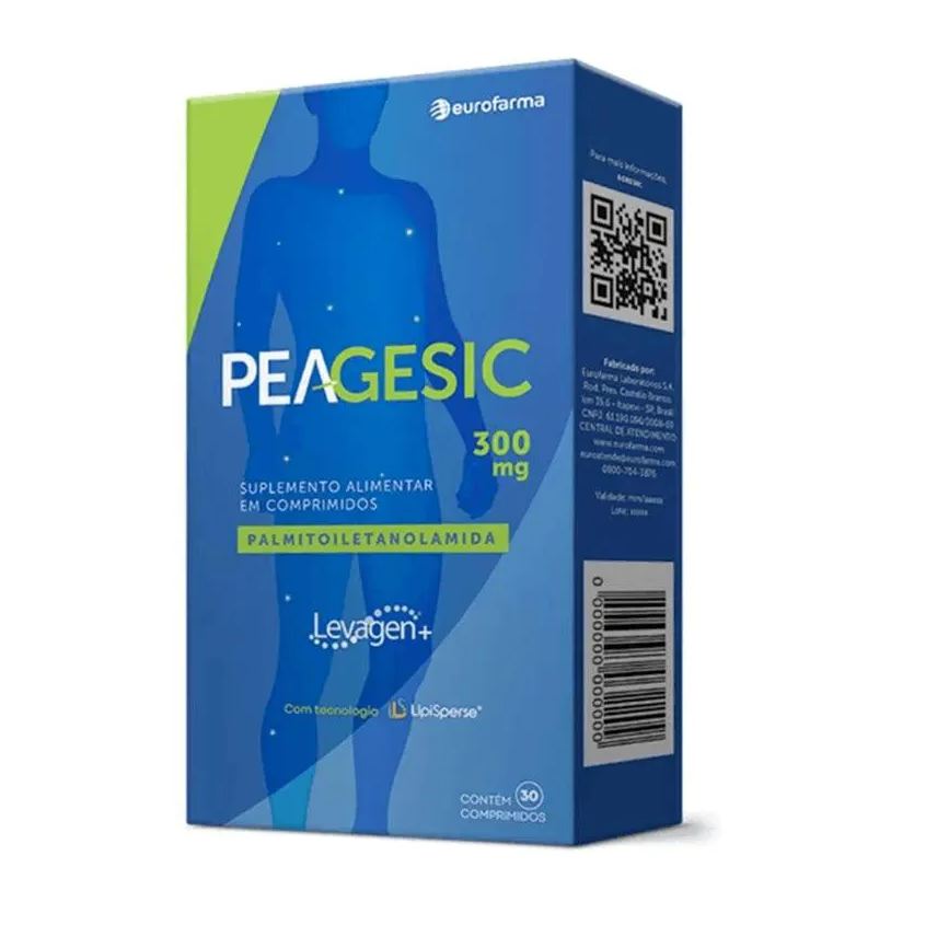 Eurofarma Peagesic com 30 comprimidos 300mg - Suplemento Alimentar em comprimidos