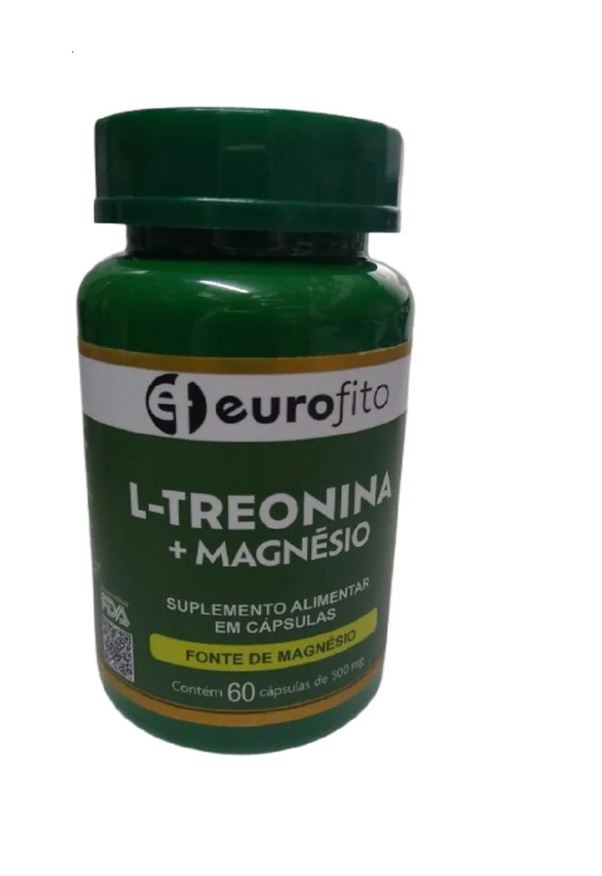 A2F Suplemento Alimentar L - Treonina+magnesio 60 cápsulas - Eurofito