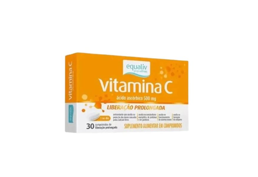 Equaliv Suplemento Vitamina C Ácido Ascórbico 500mg