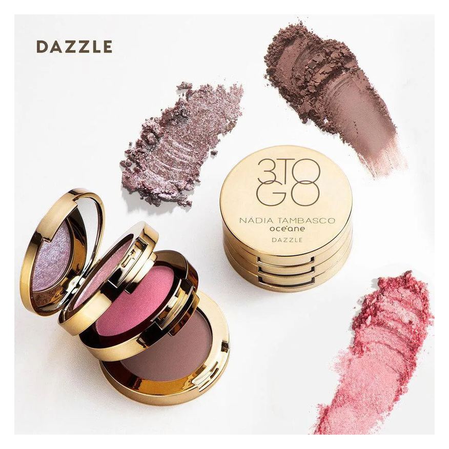 Nádia Océane Tambasco 3 To Go Dazzle - Paleta de Sombras 7,8g