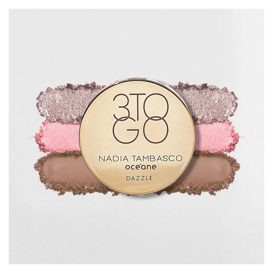 Nádia Océane Tambasco 3 To Go Dazzle - Paleta de Sombras 7,8g