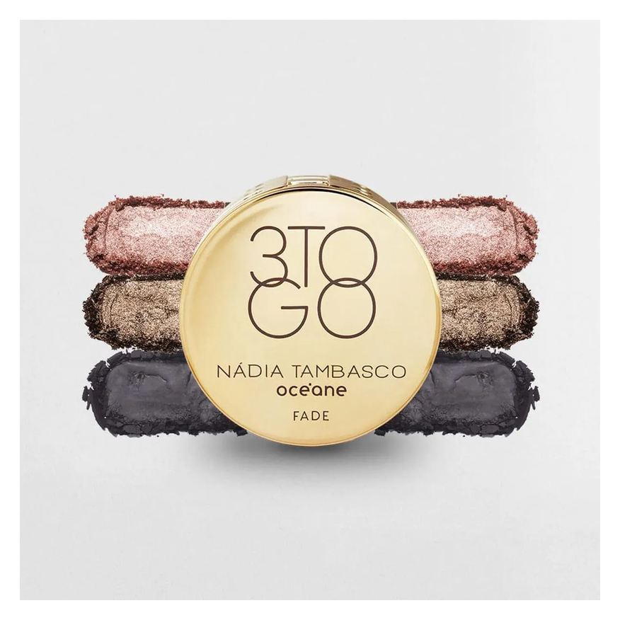 Nádia Océane Tambasco 3 To Go Fade - Paleta de Sombras 7,8g