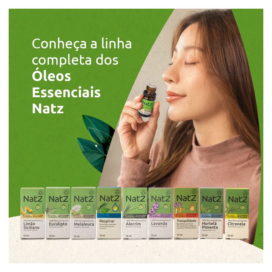 Essencial Óleo Natz Hortelã Pimenta 10ml