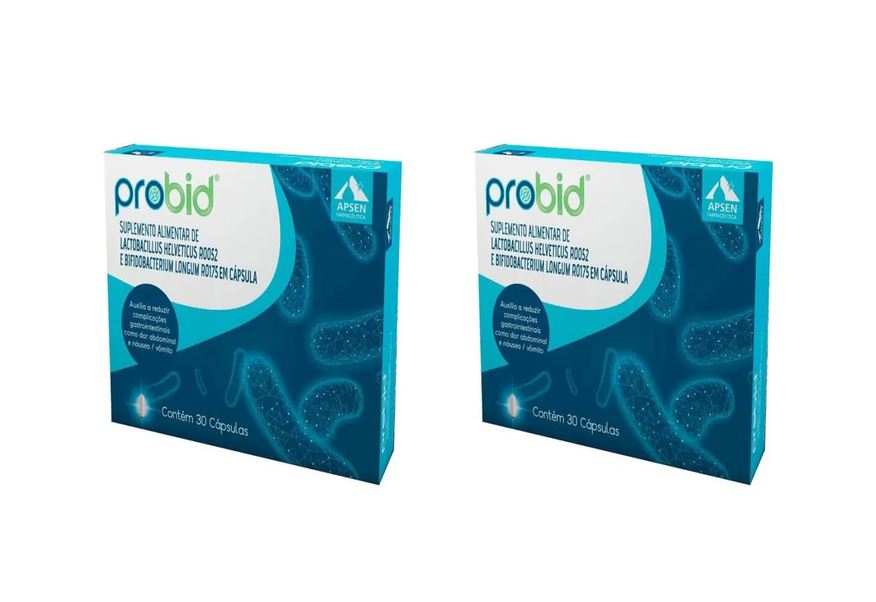 Apsen Kit 2 Suplemento Probid Lactobacillus 30cps