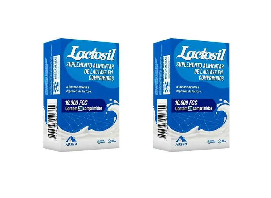 Apsen Kit 2 Suplemento Lactosil Lactase 10000fcc Lactose 30cps