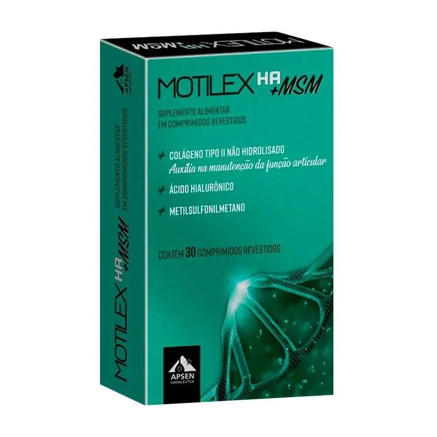 Apsen Motilex Ha + Msm Colágeno Tipo 2 + Hialurônico 30cp