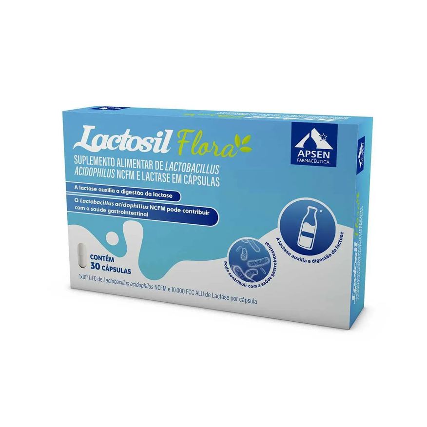 Apsen Suplemento Lactosil Flora Lactase 10000fcc Lactose 30cps