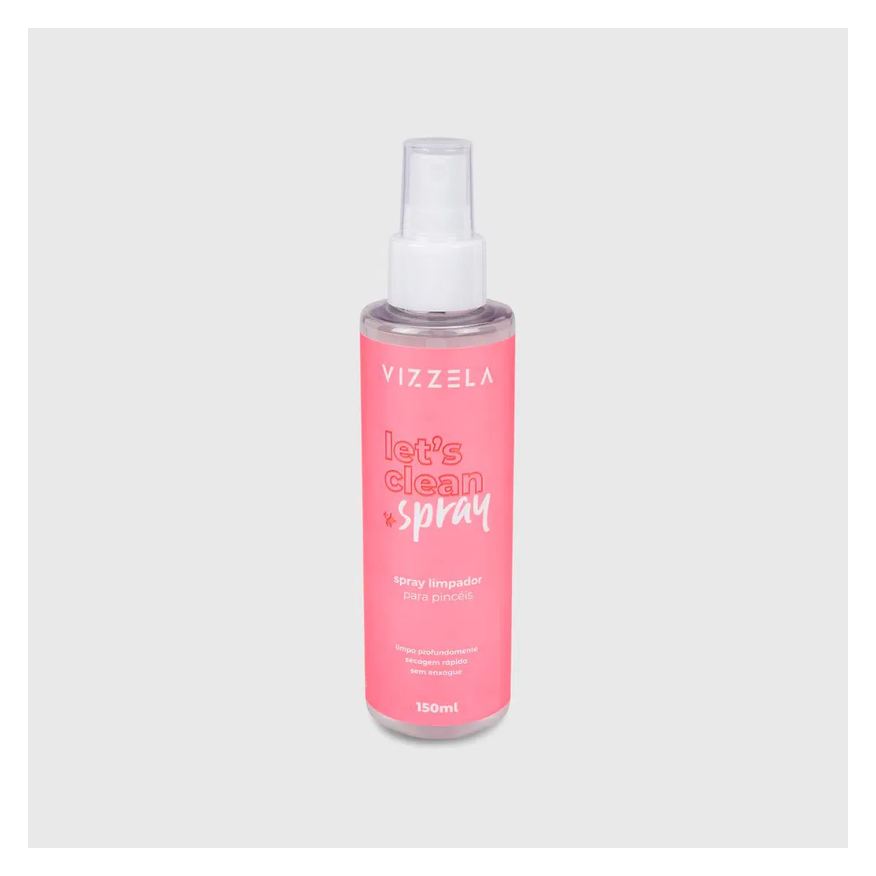 Vizzela Spray Limpador de Pincéis Let’s Clean (7908517901571)