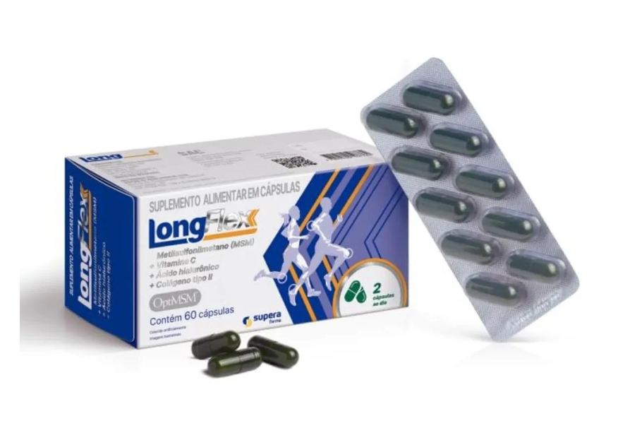 Supera Longflex Suplemento Alimentar 60Cps