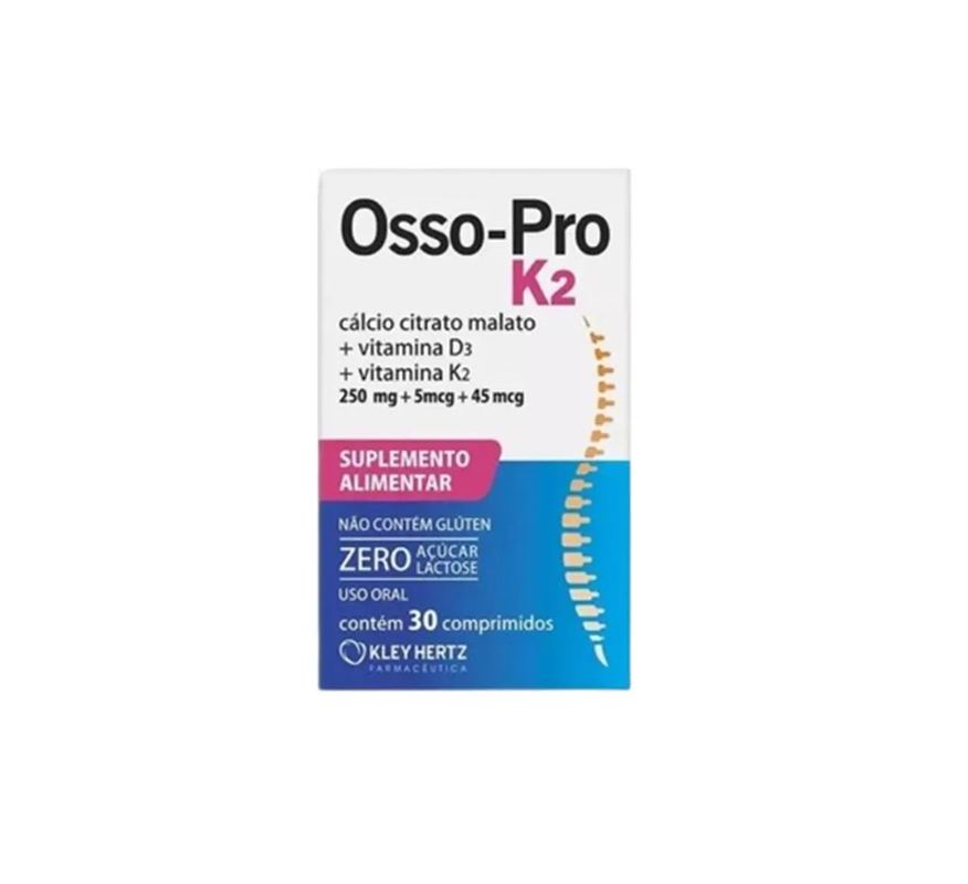 Kley Hertz Osso-pro K2 30 Comp - Citrato Malato, Vit D3, K2 - Hertz