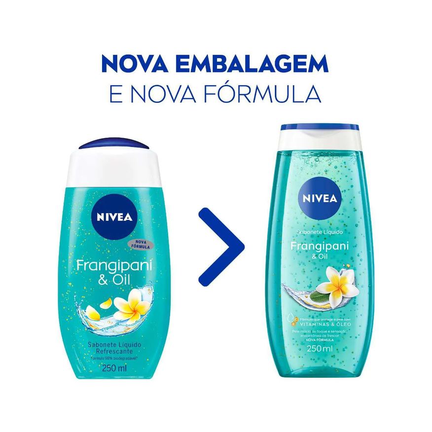 Nivea Sabonete Líquido Frangipani & Oil com 250ml