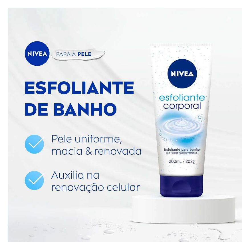 Nivea Esfoliante Corporal para Banho com 200ml