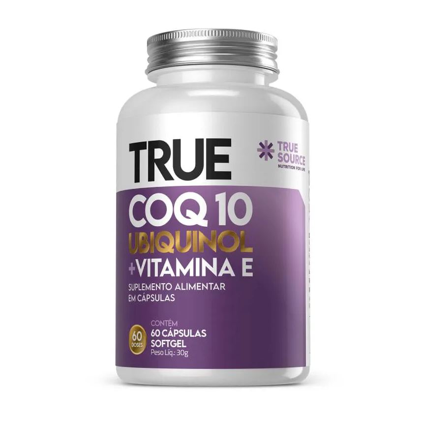 TRUE COQ10 UBIQUINOL MAIS VITAMINA E LIPOSSOMAL TRUE SOURCE 60CáPS