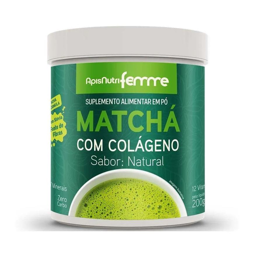 Apisnutri Matchá (200g) - Sabor: Natural