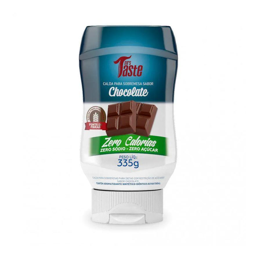 Mrs Taste Calda Zero Açúcar e Zero Calorias (335g) - Sabores - Sabor: Chocolate