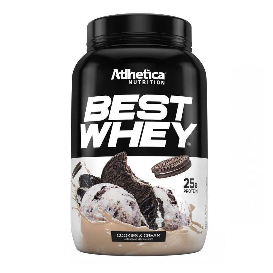 Atlhetica Nutrition Best Whey (900g) - Sabor: Cookies And Cream