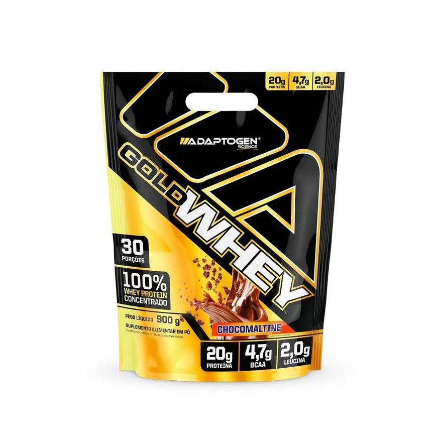 Adaptogen Gold Whey Chocomaltine Refil 900g