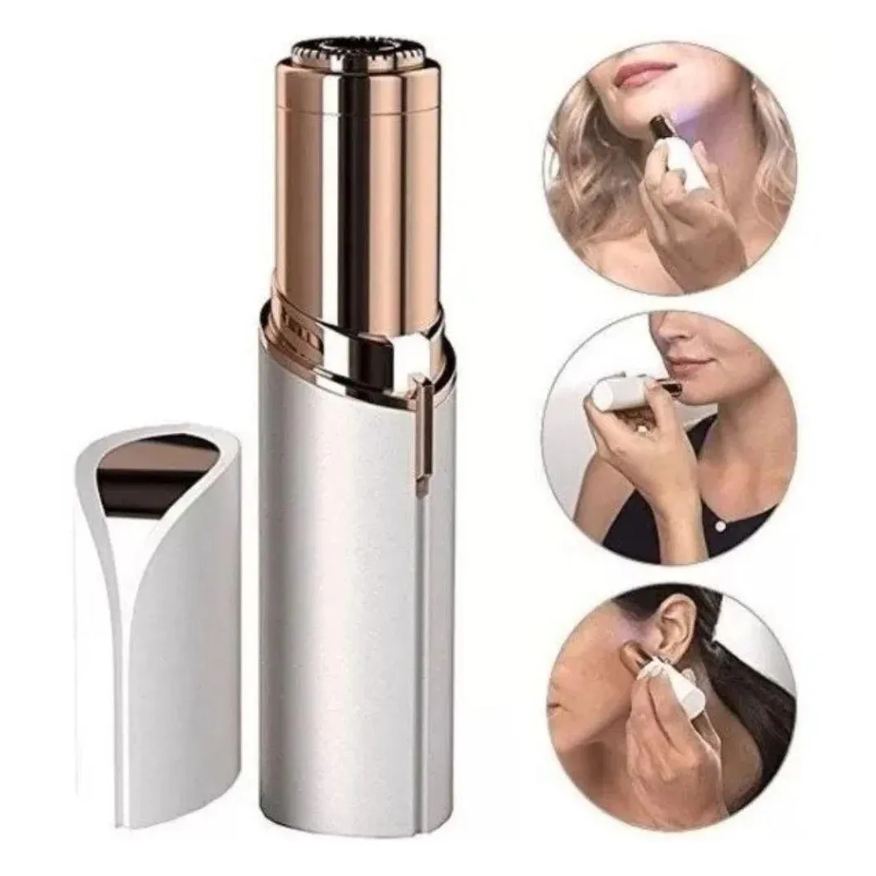 Depilador Kit Portátil para Sobrancelha e Depilador Facial Buço Aparador de Pelos
