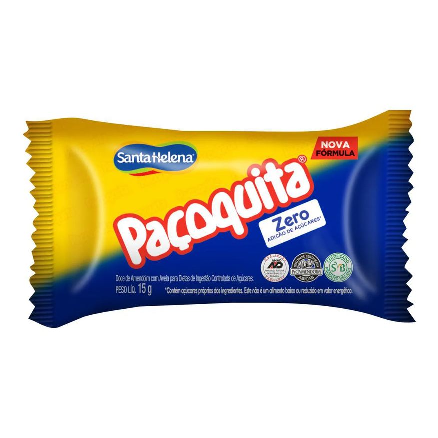 Paçoquita Diet Zero Açúcar 18g