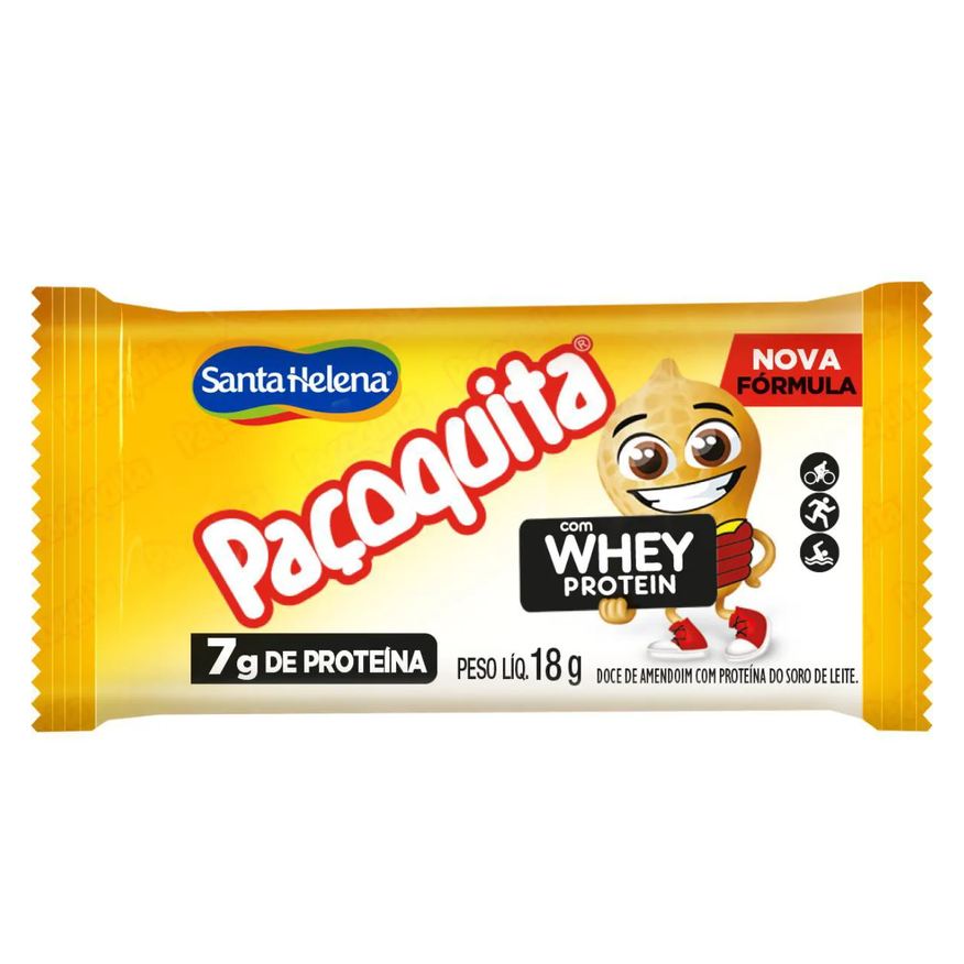 Paçoquita Esporte Whey Protein com 18g