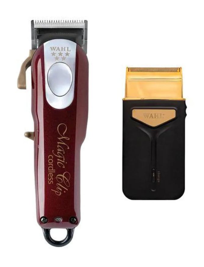 Maquina Kit Wahl Magic Clip Cordless Aparador Travel Shaver