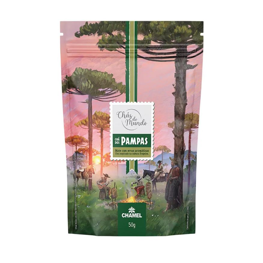 Chamel Chás do Mundo Pouch Chá Pampas 50g