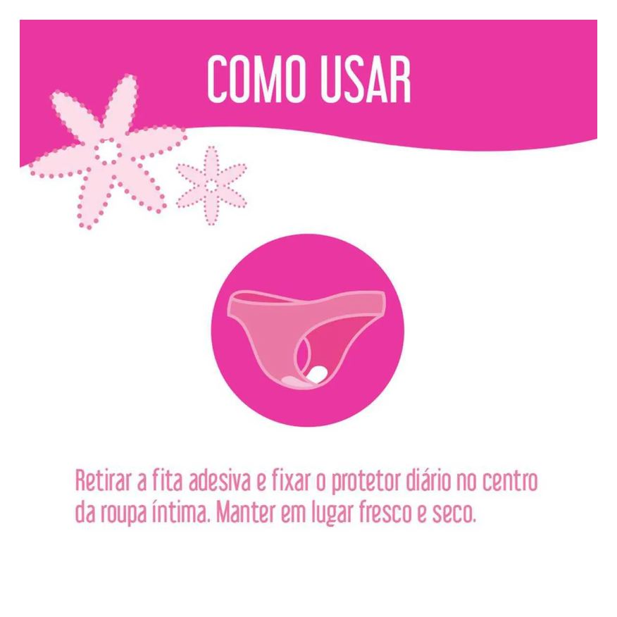 Diário Protetor Carefree Tododia Flexi Sem Perfume com 80 unidades