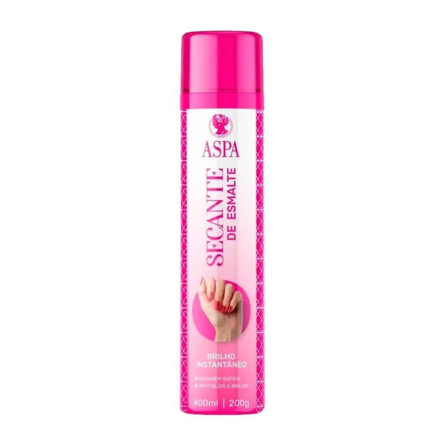 6Un Kit Spray Secante de Esmalte Aspa - 400ml - Seca Instantaneo