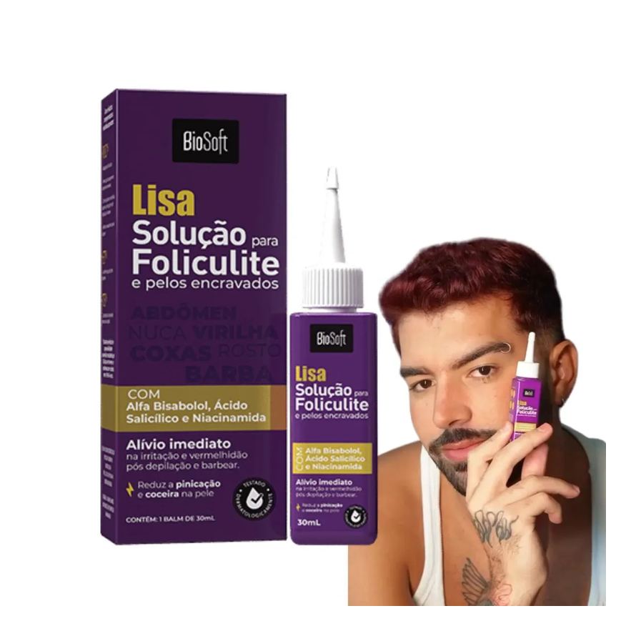 Bio Soft Locao Pos Barba Calmante Foliculite Coceira Pelo Encravado
