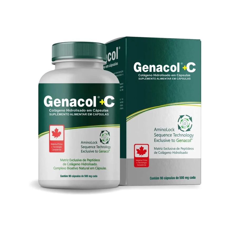 Genacol +c 500mg com 90 cápsulas