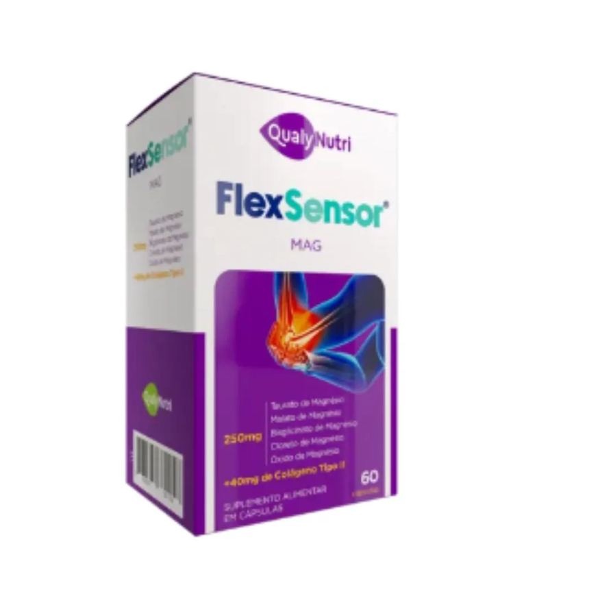 Qualynutri Flex Sensor Mag C/60 cápsulas