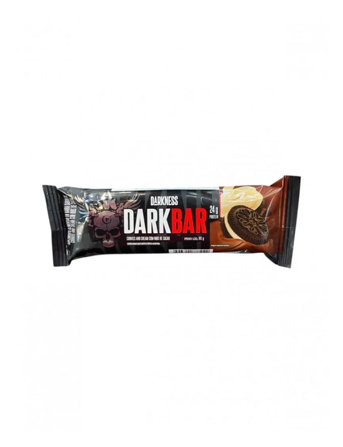 Darkness Dark Bar (90g) - Nova Embalagem - Sabor: Cookies And Cream com Nibs de Cacau