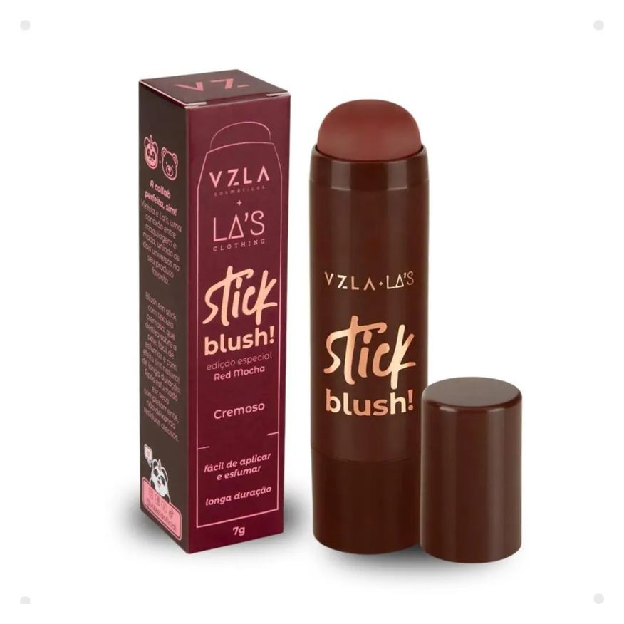 Vizzela Blush Stick La's Clothing Red Mocha Edição Especial 7g