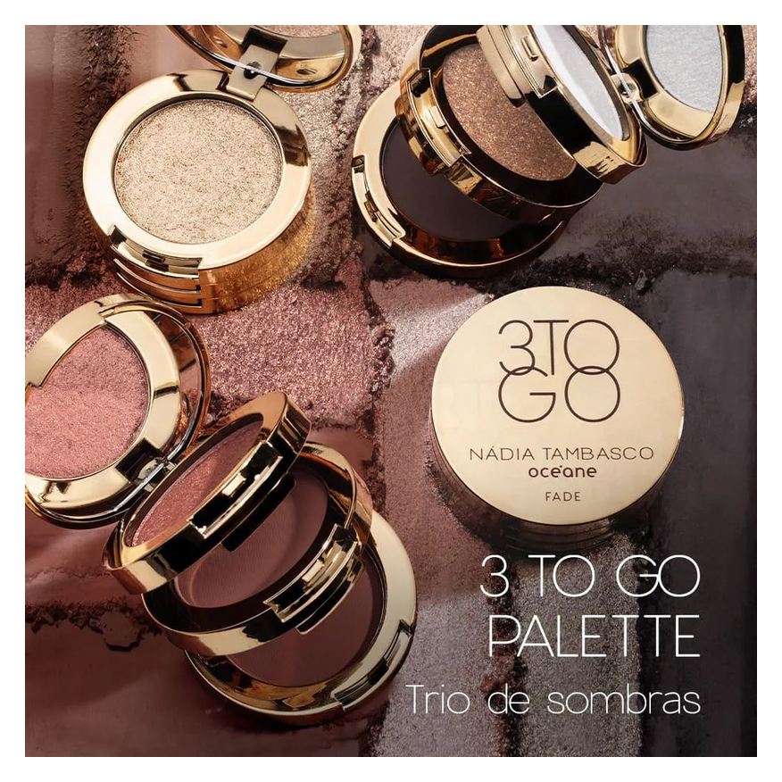 de Trio Sombras Nádia Tambasco By Océane - 3 To Go Palette Jewel 7,8g