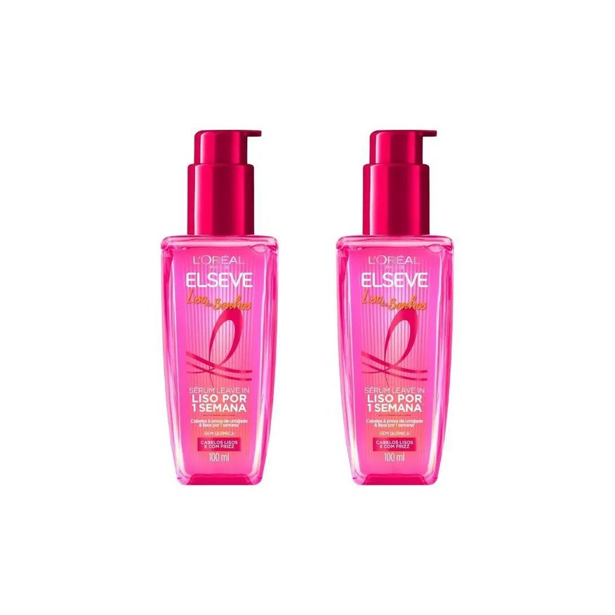 Elseve Serum Capilar 100ml Liso dos Sonhos - Kit C / 2un
