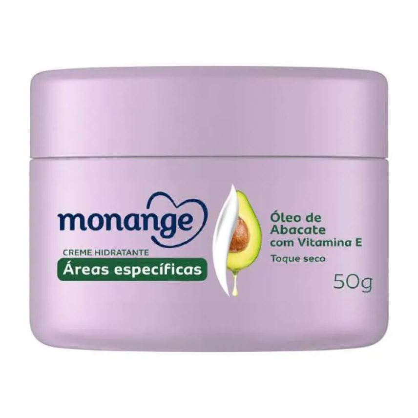 Monange Hidratante Óleo de Abacate Pele Seca 50g