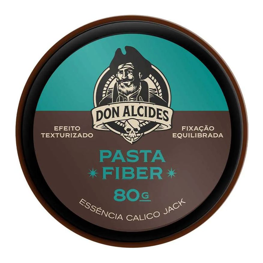 Fiber Pasta Calico Jack Pomada para Cabelo Média Fixação 80g Don Alcides