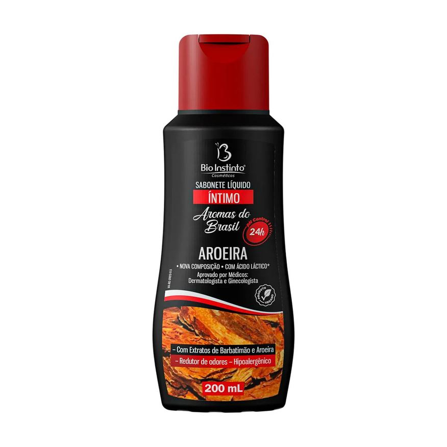 Bio Instinto Sabonete Líquido Íntimo Aromas do Brasil Aroeira 200ml
