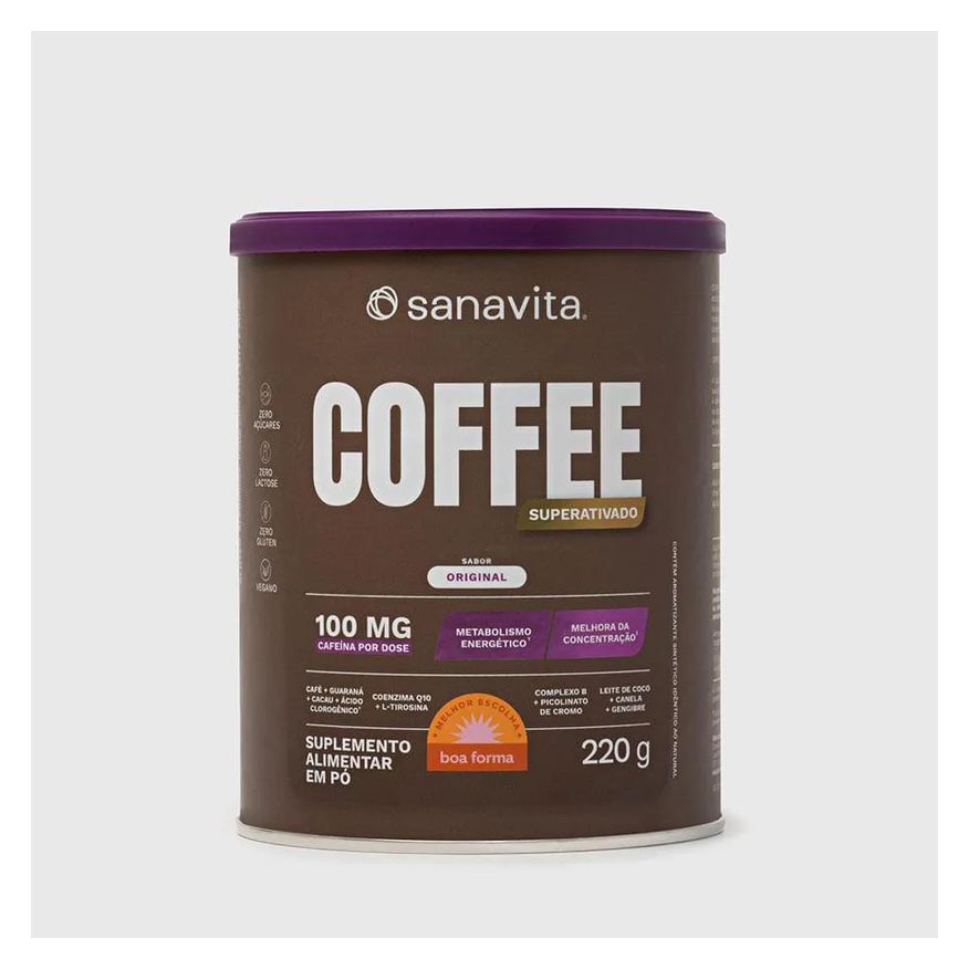 Sanavita Coffee Superativado Original. 220g | 22 Doses