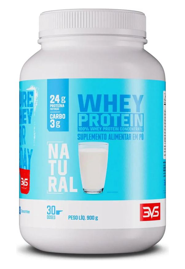 3Vs 100% Whey Concentrate (900g) - Natural