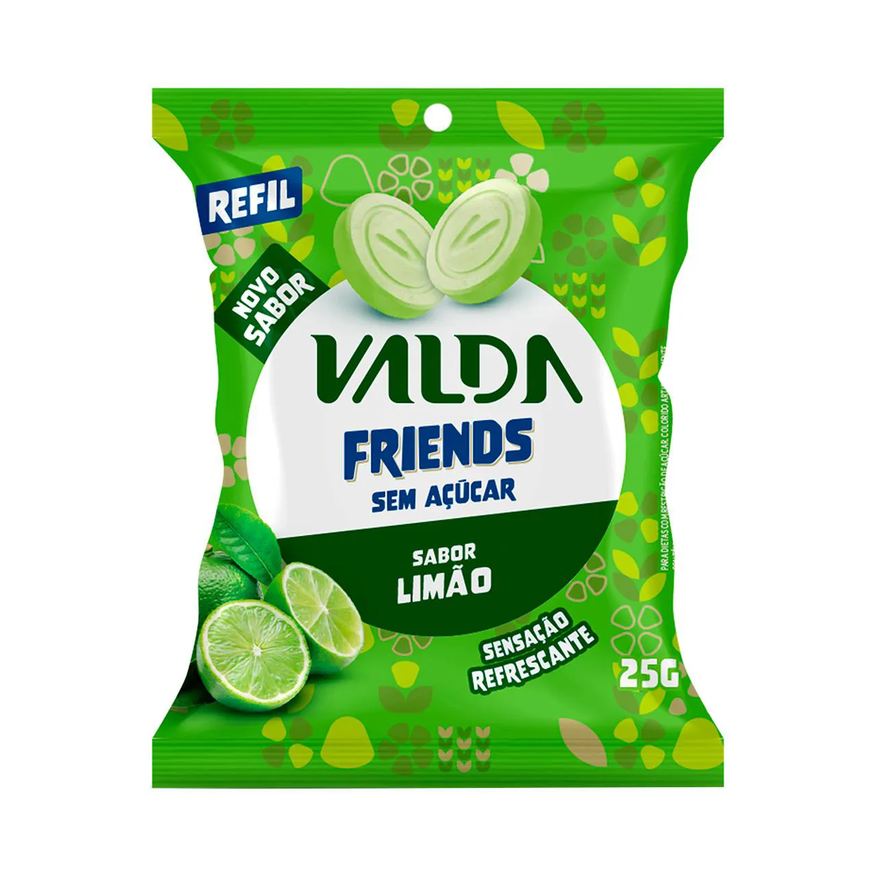 Valda Pastilha Stranger Things Friends Morango E Laranja 25g