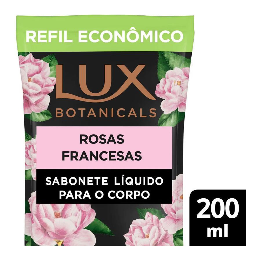 Sabonete Refil Líquido Lux Botanicals Rosas Francesas com 200ml