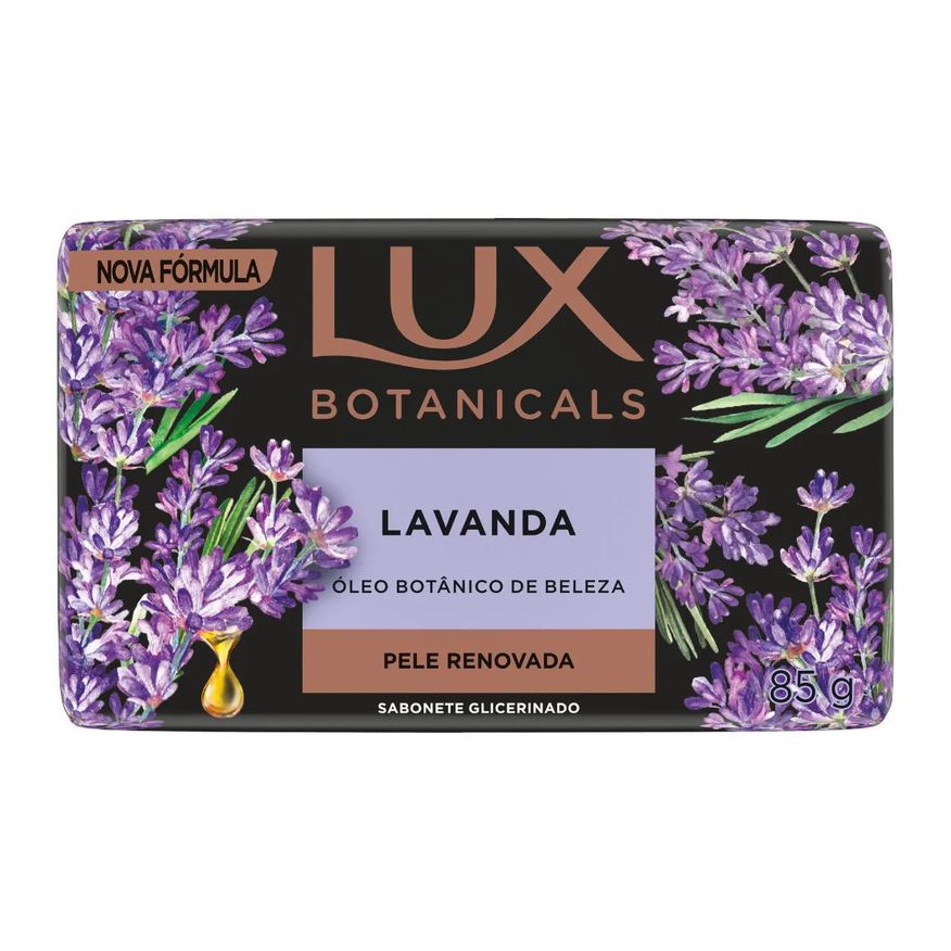 em Sabonete Barra Lux Botanicals Lavanda com 85g